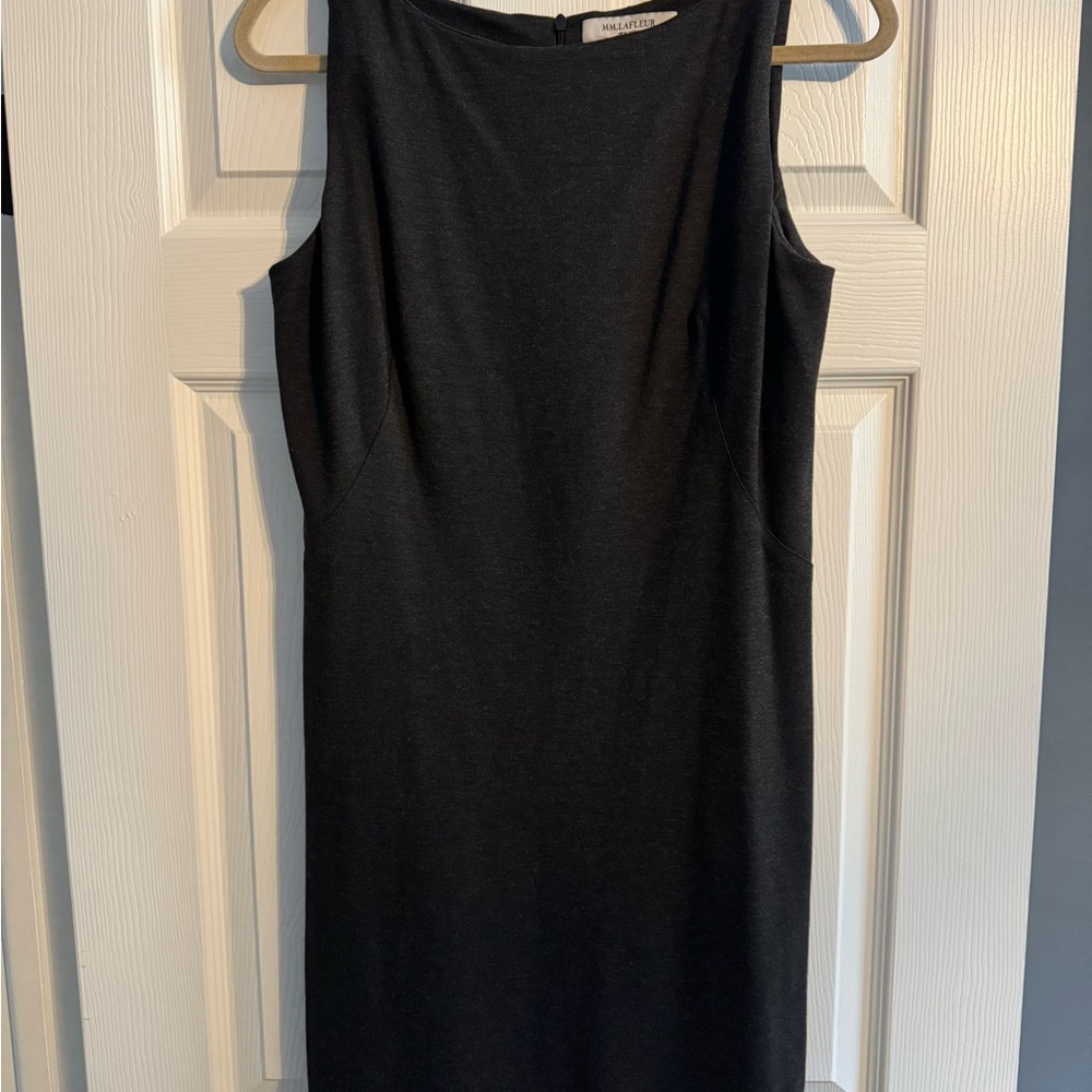 MM Lafleur Classic Black Midi Dress